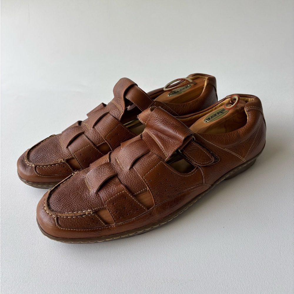 Sandro Brown Fisherman Leather Men's Sandals 13